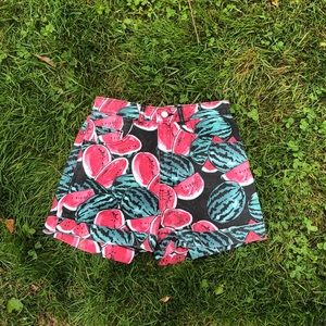 American apparel watermelon shorts